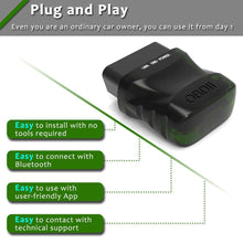 Load image into Gallery viewer, Car Engine OBD2 Diagnostic Scanner EOBD Bluetooth ELM327 V1.5 Fault Code Reader Dignostic Scanner Tool For Android/IOS