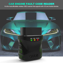 Load image into Gallery viewer, Car Engine OBD2 Diagnostic Scanner EOBD Bluetooth ELM327 V1.5 Fault Code Reader Dignostic Scanner Tool For Android/IOS