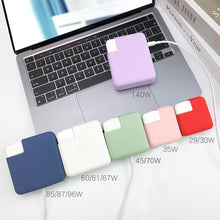 Load image into Gallery viewer, For Macbook Charger Protective Sleeve Laptop Power Adapter Silicone Sleeve 29 30 85 87 96 140w Charger Anti-shock Case
