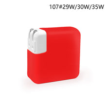 Load image into Gallery viewer, For Macbook Charger Protective Sleeve Laptop Power Adapter Silicone Sleeve 29 30 85 87 96 140w Charger Anti-shock Case