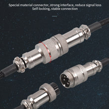 Load image into Gallery viewer, 3M Type C Mechanical Keyboard Coiled Cable USB Keyboard Wire Mechanical Keyboard Aviator Desktop Computer Aviation Connector