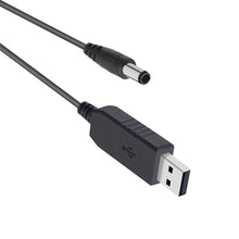 Load image into Gallery viewer, WiFi to Powerbank Cable Connector DC 5V to 12V USB Cable Boost Converter Step-up Cord for Wifi Router Modem Fan Speaker