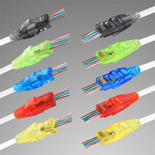 Load image into Gallery viewer, Colorful RJ45 CAT6 Strain Relief Boots Connector for Standard CAT6 Ethernet Cable LAN Cable Connector Boot Cover