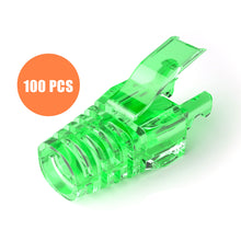 Load image into Gallery viewer, Colorful RJ45 CAT6 Strain Relief Boots Connector for Standard CAT6 Ethernet Cable LAN Cable Connector Boot Cover
