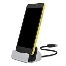 Load image into Gallery viewer, USB Cable Sync Cradle Charger Base for Xiaomi Android Type C Samsung Stand Holder Charging Base Dock Station