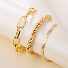 Load image into Gallery viewer, Creative Snake Bone Chain Multi-layer Bracelet Gold Silver Women's Bracelet Multiple Retro Chain Bracelet Jewelry Accessory