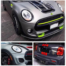 Load image into Gallery viewer, 2Pcs Car Front Headlights Frame Headlight Eyebrow Ring Cover Trim Replacement For MINI Cooper F55 F56 F57 03-18 Gloss Black