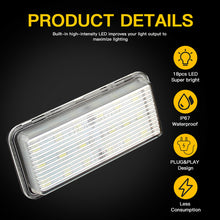 Load image into Gallery viewer, 2Pcs Car Number License Plate Light Error Free LED Assembly For Toyota Land Cruiser 120 Land Cruiser 200 Prado 200 for Lexus LX470 GX470