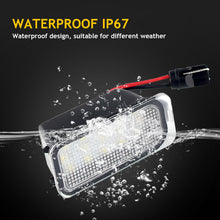 Load image into Gallery viewer, 2Pcs Car License Plate Light 12V LED Number Signal Light White Light for Ford KUGA S MAX MONDEO MK4 MK5 MK2 FIESTA 2008-2019 FOCUS