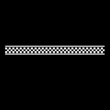 Load image into Gallery viewer, Motorcycle Checkered Racing Stripes Decals Stickers Cafe Racer Rat Bike DIY Fuel Tank Cover Reflective Stickers Racing Accessories