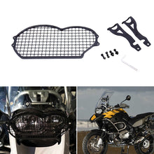 Load image into Gallery viewer, Motorcycle Headlight Head Light Guard Protector Steel Cover Acrylic Protection Grill For BMW R 1200 GS R1200GS Adv R1200GS adventure 2004-2012