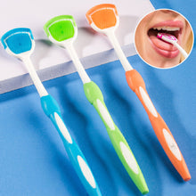 Load image into Gallery viewer, Soft Oral Cleaner Brush Tongue Scraper Fresh Breath Cleaning Coated Tongue Toothbrush Oral Hygiene Care Tools