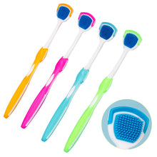 Load image into Gallery viewer, Soft Oral Cleaner Brush Tongue Scraper Fresh Breath Cleaning Coated Tongue Toothbrush Oral Hygiene Care Tools