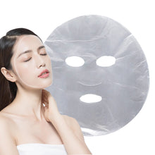 Load image into Gallery viewer, Transparent Disposable Plastic Facial Mask Face Cleaner Mask Neck Stickers Paper PE Masks Wrap Facial Beauty Healthy Tools
