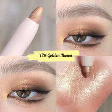 Load image into Gallery viewer, Eye Shadow Pencil Lying Silkworm Pencil Pearlescent Long-lasting Waterproof Shiny Multicolored Eye Shadow Pencil Eye Makeup Cosmetics