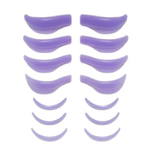 Load image into Gallery viewer, 7 Pairs Silicone Pads for Eyelash Perming Pad Aids Eyelashes Perming Curler Reusable Lash Lift Shield Pads 3D Lashes Curler Applicator Tools