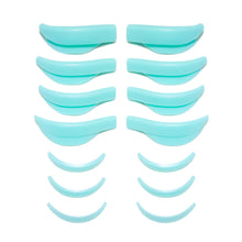 Load image into Gallery viewer, 7 Pairs Silicone Pads for Eyelash Perming Pad Aids Eyelashes Perming Curler Reusable Lash Lift Shield Pads 3D Lashes Curler Applicator Tools