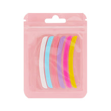Load image into Gallery viewer, 6pcs Reusable Silicone Eyelash Perm Cover Strip Aids Eyelashes Perming Curler Lash Lift Shield Pads Lashes Curler Applicator Tools