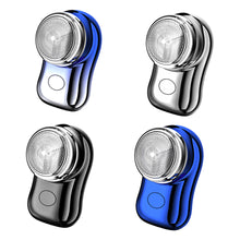 Load image into Gallery viewer, Mini Electric Shaver Travel Men's Electric Shaver Automatic Razor Portable Trimmer Beard Knife Safety Heads Clipper Razor