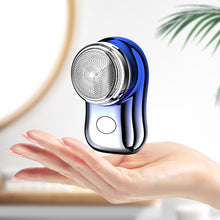 Load image into Gallery viewer, Mini Electric Shaver Travel Men's Electric Shaver Automatic Razor Portable Trimmer Beard Knife Safety Heads Clipper Razor