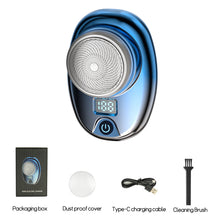 Load image into Gallery viewer, Mini Electric Shaver for Business Travel Portable Men's Razor Waterproof Automatic Portable Trimmer Beard Knife Razor