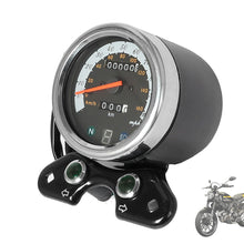 Load image into Gallery viewer, Retro Motorcycle Speedometer Odometer Motorcycle Speedometer 0-160km/h with LED Indication Gear Display
