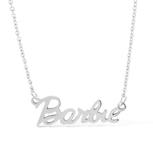 Load image into Gallery viewer, Women's Titanium Steel Barbie Characters Necklace Creative Barbie Necklace Fashionable Matching Women Jewelry Accessory