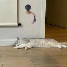 Load image into Gallery viewer, 1Pc Cat Hanging Interactive Toy Simulated Cat Catch Feather Toys Kitten Funny Elastic Teaser Rope Toy Training Toys Pet Daily Supplies