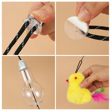 Load image into Gallery viewer, 1Pc Cat Interactive Traning Toy Cats Leak Food Toys Hanging Door Scratch Rope Pets Food Feeder Dispenser Kitten Toy