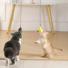Load image into Gallery viewer, 1Pc Cat Interactive Traning Toy Cats Leak Food Toys Hanging Door Scratch Rope Pets Food Feeder Dispenser Kitten Toy