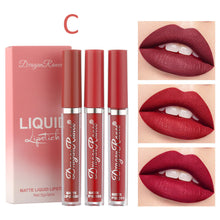 Load image into Gallery viewer, 3pcs/set Matte Lip Glaze Waterproof Velvet Lipstick Non-fading Long Lasting Lip Gloss Lip Makeup Cosmetics