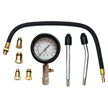 Load image into Gallery viewer, 3Pcs/8Pcs Set Car Motorcycle 0-300psi Gasoline Engine Compression Tester Auto Petrol Gas Engine Cylinder Automobile Pressure Gauge Tester Automotive Test Kit
