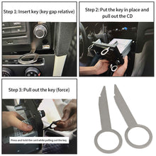 Load image into Gallery viewer, 2Pcs Car Radio Removal Key Pins Tool Stereo Head Unit Audio Car Repair Special Disassembly Extraction For VW Audi Ford