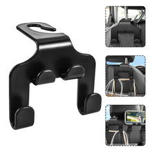 Load image into Gallery viewer, 1PC Car Interior Seat Back Hook Double Head Phone Multifunctional Hanger Headrest Hanging Bag Storage Hanger Accessories