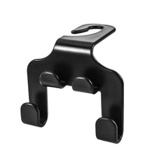 Load image into Gallery viewer, 1PC Car Interior Seat Back Hook Double Head Phone Multifunctional Hanger Headrest Hanging Bag Storage Hanger Accessories