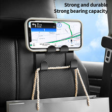 Load image into Gallery viewer, 1PC Car Interior Seat Back Hook Double Head Phone Multifunctional Hanger Headrest Hanging Bag Storage Hanger Accessories