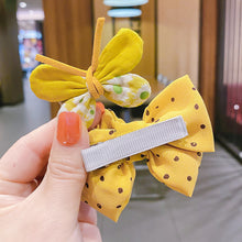 Load image into Gallery viewer, 8PCS/SET Children's Cute Lace Bow Flower Hair Accessories Set Simple Girls Braid Bangs Broken Clip