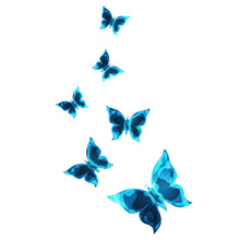 Load image into Gallery viewer, Luminous Double Layer 3D Butterfly Wall Stickers Home Room Decor Butterflies For Wedding Decoration Magnet Fridge Decals