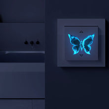 Load image into Gallery viewer, Luminous Double Layer 3D Butterfly Wall Stickers Home Room Decor Butterflies For Wedding Decoration Magnet Fridge Decals