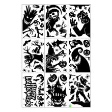Load image into Gallery viewer, Horror Party Supplies Halloween Window Decoration Halloween Door Wall Decoration Sticker Scary Witch Halloween Home Decor