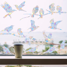 Load image into Gallery viewer, Birds Rainbow Window Suncatcher Sticker Rainbow Stickers DIY Electrostatic Glass Decals Home Bedroom Office Decor Privacy Protection
