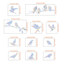 Load image into Gallery viewer, Birds Rainbow Window Suncatcher Sticker Rainbow Stickers DIY Electrostatic Glass Decals Home Bedroom Office Decor Privacy Protection