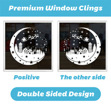 Load image into Gallery viewer, Merry Christmas Decoration for Home Window Stickers Xmas Decor Snowflake Santa Elk Snowman Window Sticker Showcase Decoration