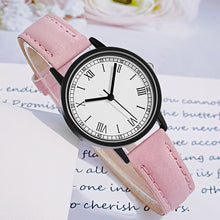 Load image into Gallery viewer, 1Pc New Style Ladies Watch Women Watch Simple Roman Numerals Frosted Belt Wrist Watch