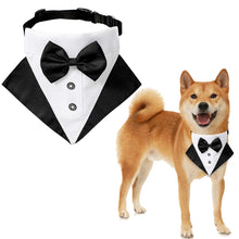 Load image into Gallery viewer, 1Pc Cute Adjustable Dog Necktie Dog Cat Grooming Formal Tie Comfortable Dog Suit Tuxedo Bow Ties Pet Accessories
