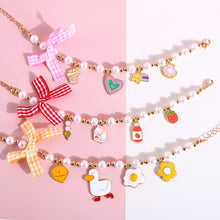 Load image into Gallery viewer, 1Pc Pet Collar Adjustable Cat Collar Necklace Cute Pet Cat Dog Pendant Safety Collar Four Seasons General Pets Supplies