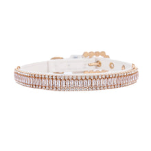 Load image into Gallery viewer, 1Pc Dog Cat Pearl Collars with Crystal Rhinestone Pearl Cat Necklace Adjustable PU Leather Neck Strap for Small Dogs Cat Accessories