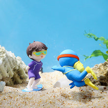 Load image into Gallery viewer, 1pc Aquarium Accessories Surfer Boy Floating Aquarium Ornaments Interesting Decor Fish Tank Landscaping Decoration Toy Pendant
