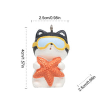 Load image into Gallery viewer, 1pc Aquarium Accessories Cute Cat Floating Aquarium Ornaments Interesting Decor Fish Tank Landscaping Decoration Toy Pendant