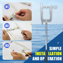 Load image into Gallery viewer, Portable Mooring Rope Dock Hook Stainless Steel Long-distance Threader Stop Ship Kayak Accessories Boat Tool
